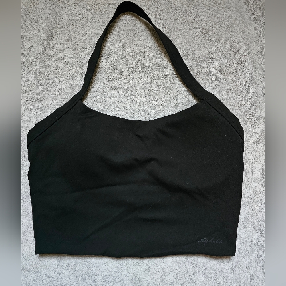 Alphalete - Halter Crop - Black - Medium